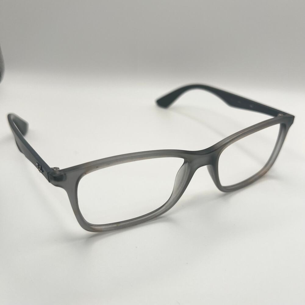 Ray-Ban RB7047 5482 Eyeglasses Light Gray Translucent Matte Frame Only 54-17-140